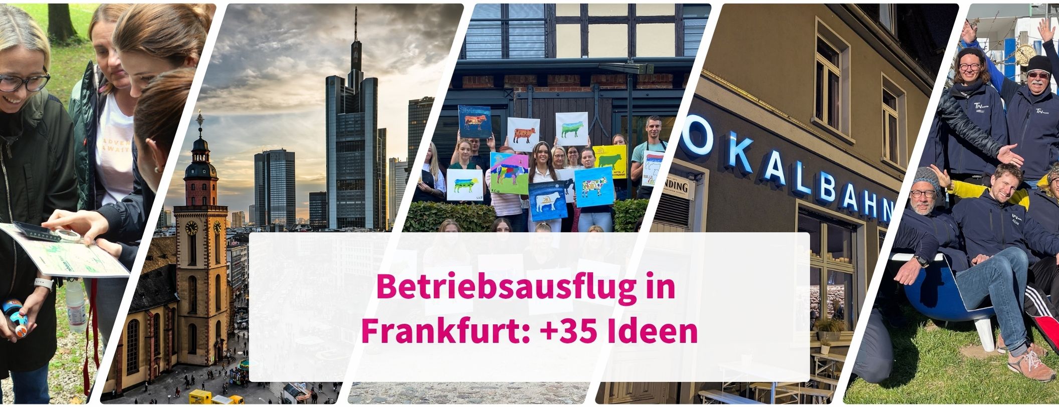 Betriebsausflug Frankfurt: Die +35 beliebtesten events