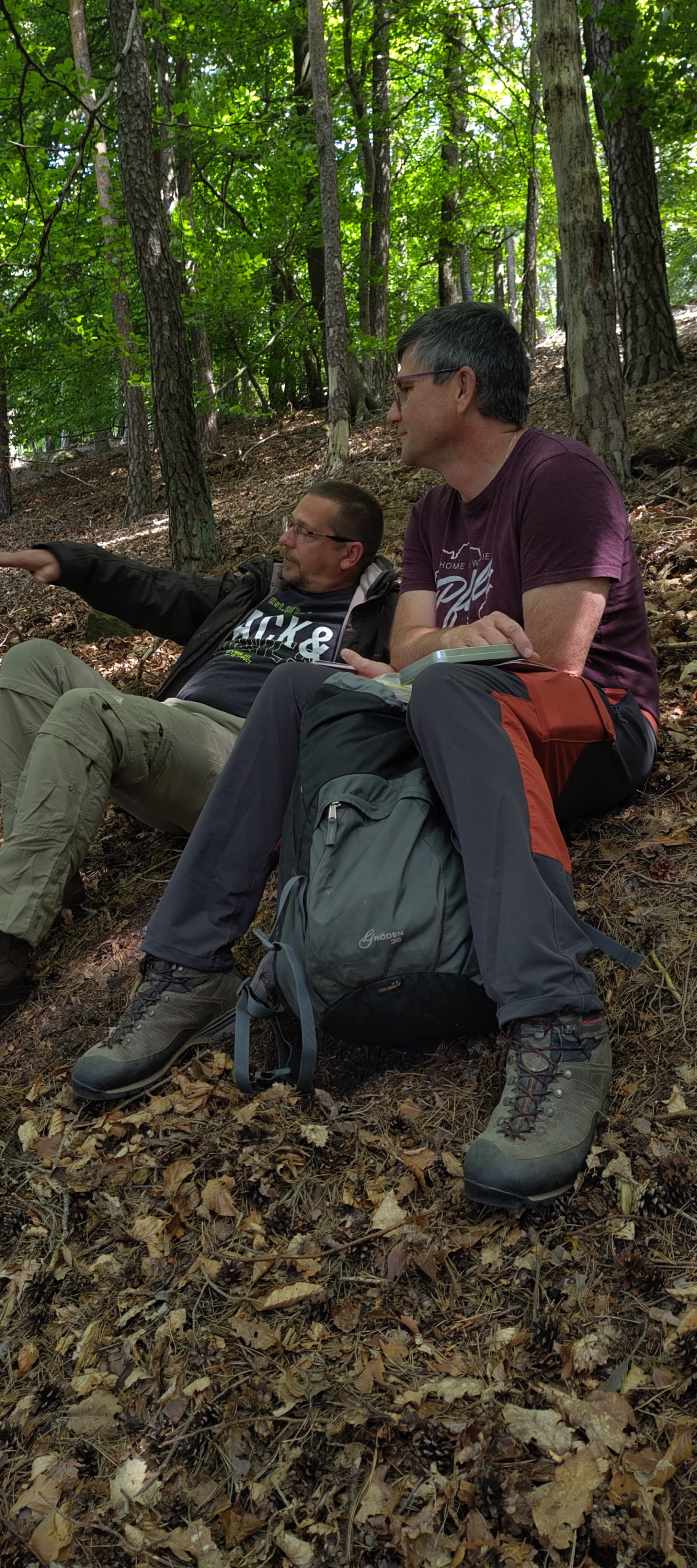 Reflexion und Standortbestimmung im Team draußen