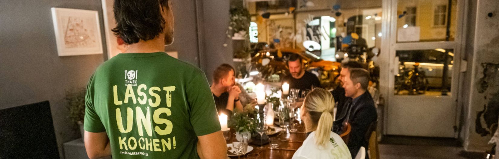 Firmenfeier drinnen Kochkurs
